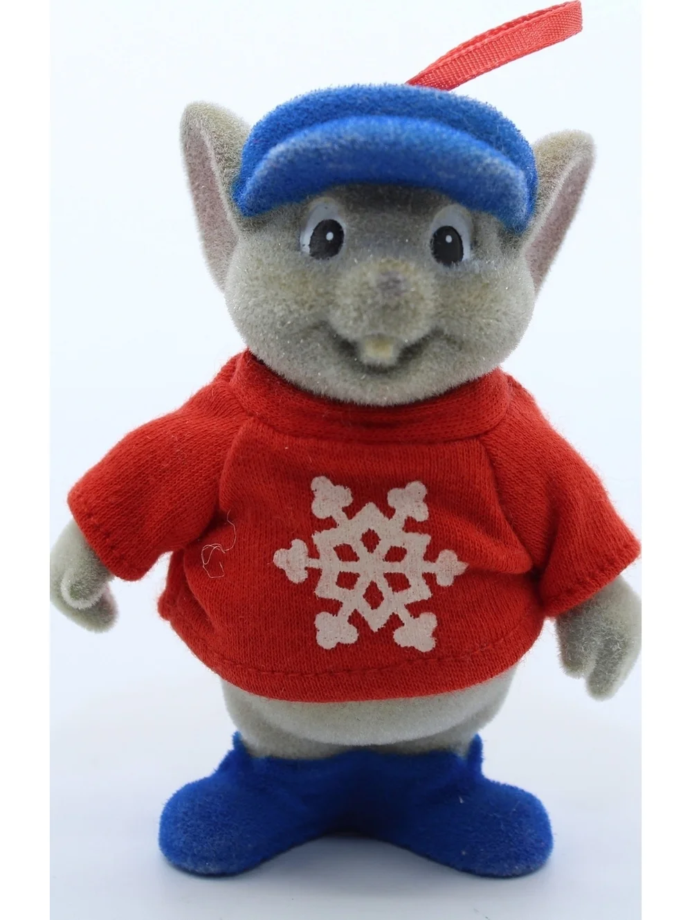 Disney The Rescuers Miss Bianca & Bernard Mouse Christmas Ornaments Flocked Set